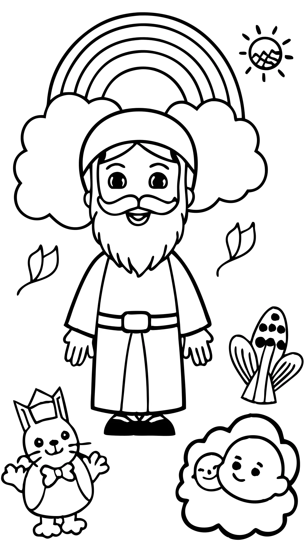 christian childrens coloring pages